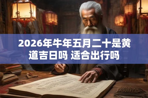 2026年牛年五月二十是黄道吉日吗 适合出行吗
