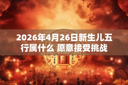 2026年4月26日新生儿五行属什么 愿意接受挑战 2026年4月26日新生儿五行属什么 愿意接受挑战