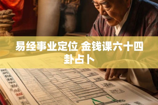 易经事业定位 金钱课六十四卦占卜