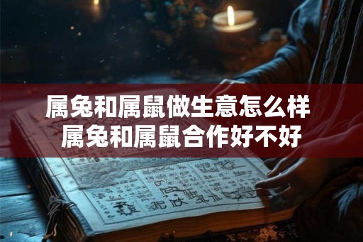属兔和属鼠做生意怎么样 属兔和属鼠合作好不好