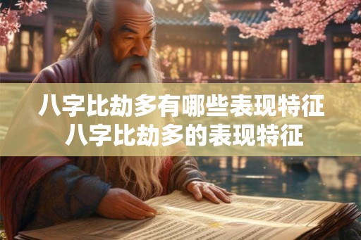 八字比劫多有哪些表现特征 八字比劫多的表现特征