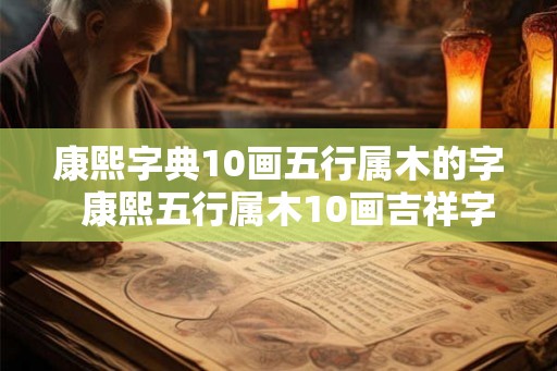 康熙字典10画五行属木的字 康熙五行属木10画吉祥字 康熙字典10画五行属木的字 康熙五行属木10画吉祥字
