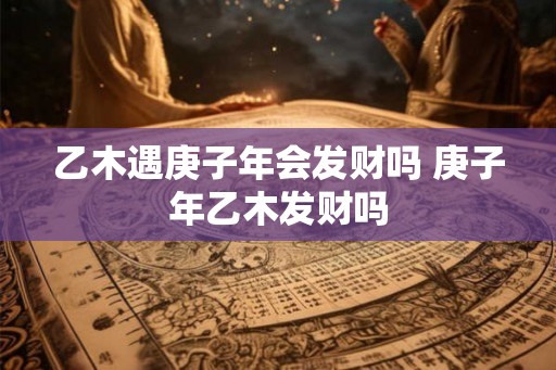 乙木遇庚子年会发财吗 庚子年乙木发财吗 乙木遇庚子年会发财吗 庚子年乙木发财吗