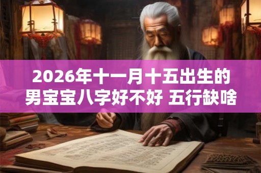 2026年十一月十五出生的男宝宝八字好不好 五行缺啥