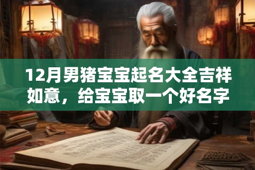 12月男猪宝宝起名大全吉祥如意，给宝宝取一个好名字