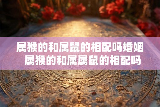 属猴的和属鼠的相配吗婚姻  属猴的和属属鼠的相配吗