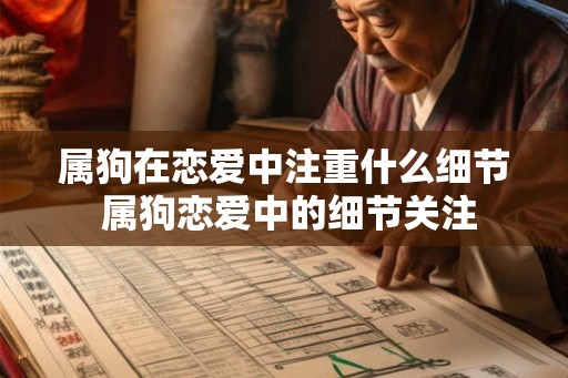 属狗在恋爱中注重什么细节 属狗恋爱中的细节关注