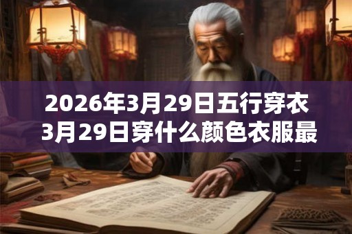 2026年3月29日五行穿衣 3月29日穿什么颜色衣服最旺运 2026年3月29日五行穿衣 3月29日穿什么颜色衣服最旺运