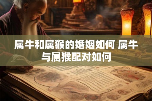 属牛和属猴的婚姻如何 属牛与属猴配对如何