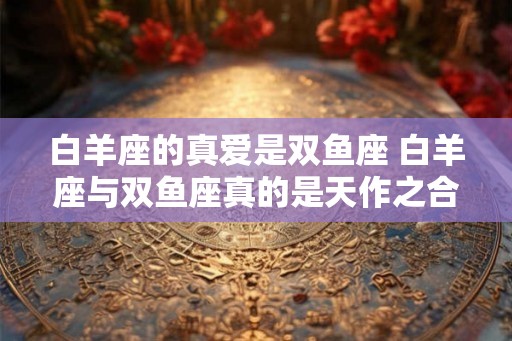 白羊座的真爱是双鱼座 白羊座与双鱼座真的是天作之合吗