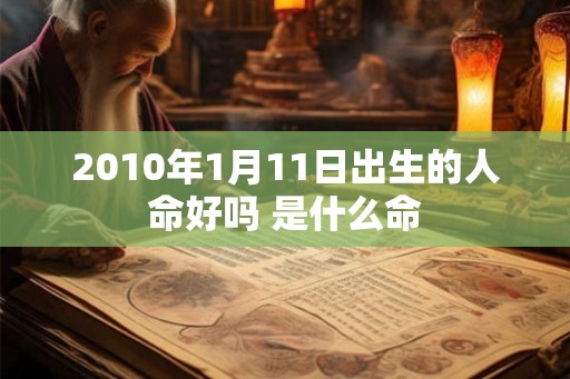 2010年1月11日出生的人命好吗 是什么命