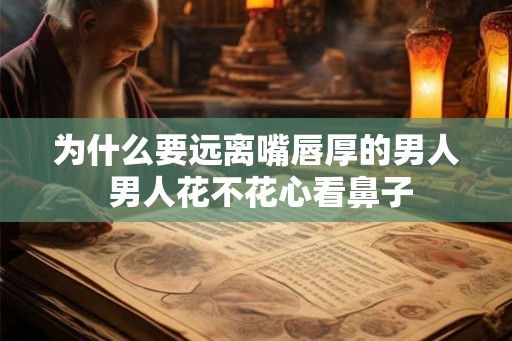 为什么要远离嘴唇厚的男人 男人花不花心看鼻子