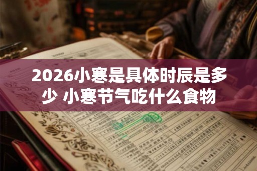 2026小寒是具体时辰是多少 小寒节气吃什么食物