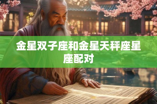 金星双子座和金星天秤座星座配对