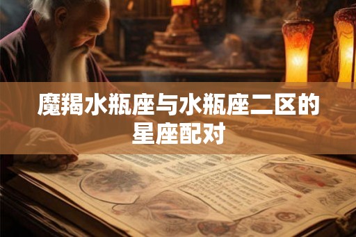 魔羯水瓶座与水瓶座二区的星座配对