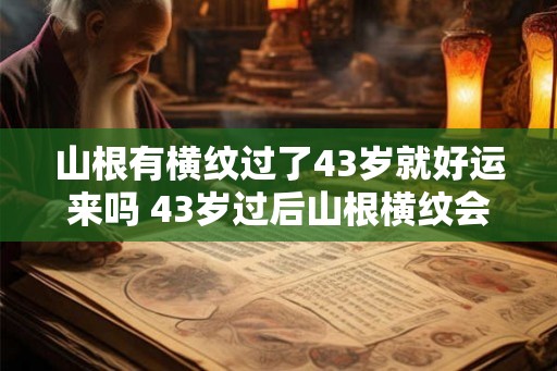 山根有横纹过了43岁就好运来吗 43岁过后山根横纹会给人带来好运吗