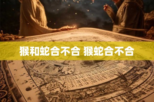 猴和蛇合不合 猴蛇合不合