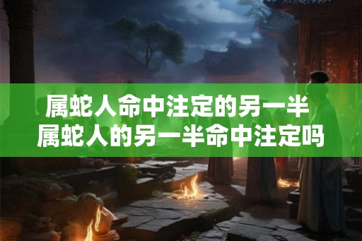 属蛇人命中注定的另一半 属蛇人的另一半命中注定吗