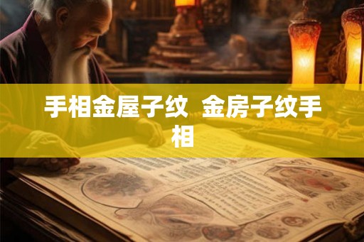 手相金屋子纹  金房子纹手相