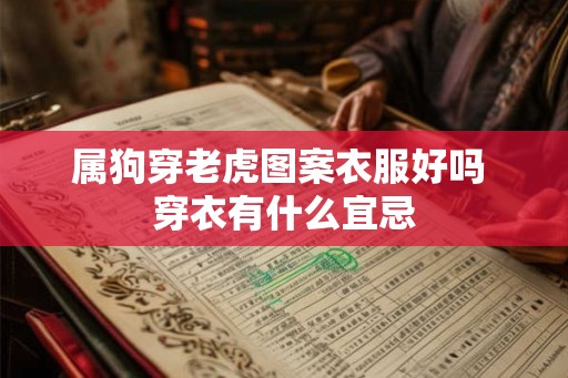 属狗穿老虎图案衣服好吗 穿衣有什么宜忌