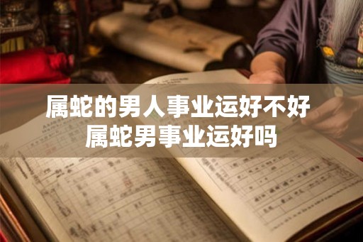 属蛇的男人事业运好不好 属蛇男事业运好吗 属蛇的男人事业运好不好 属蛇男事业运好吗