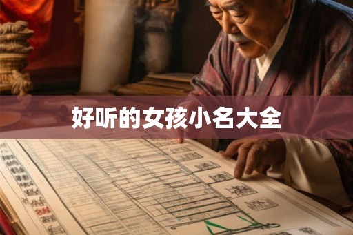 好听的女孩小名大全 好听的女孩小名大全