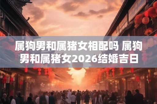 属狗男和属猪女相配吗 属狗男和属猪女2026结婚吉日