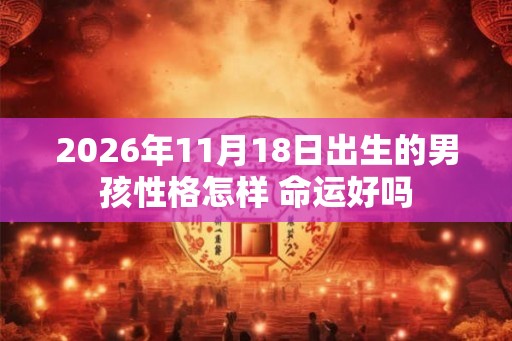 2026年11月18日出生的男孩性格怎样 命运好吗 2026年11月18日出生的男孩性格怎样 命运好吗