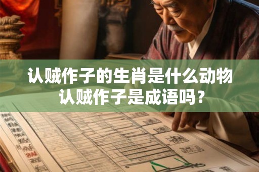 认贼作子的生肖是什么动物 认贼作子是成语吗？