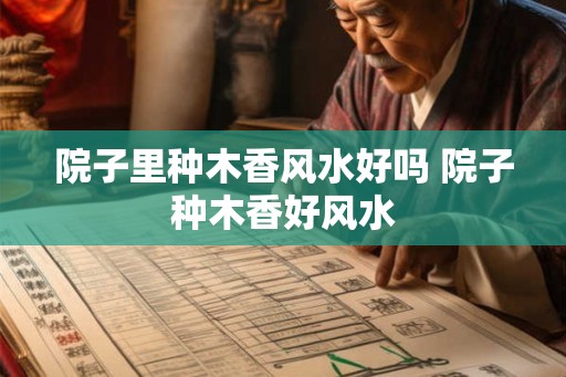 院子里种木香风水好吗 院子种木香好风水