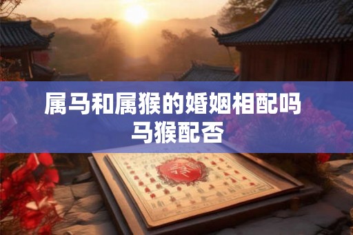 属马和属猴的婚姻相配吗 马猴配否