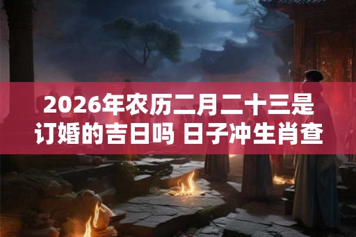 2026年农历二月二十三是订婚的吉日吗 日子冲生肖查询