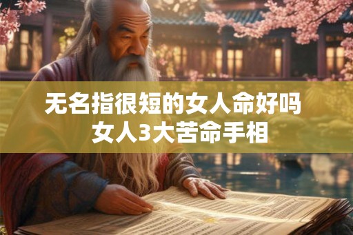 无名指很短的女人命好吗  女人3大苦命手相