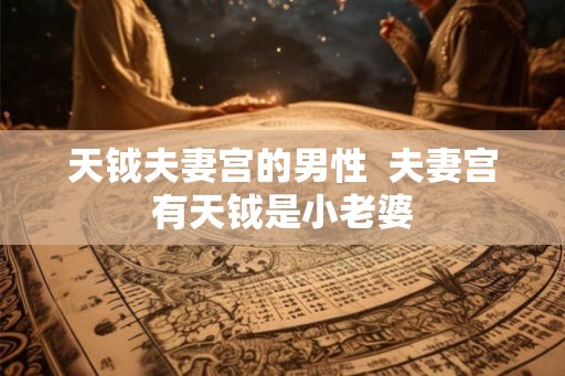 天钺夫妻宫的男性  夫妻宫有天钺是小老婆