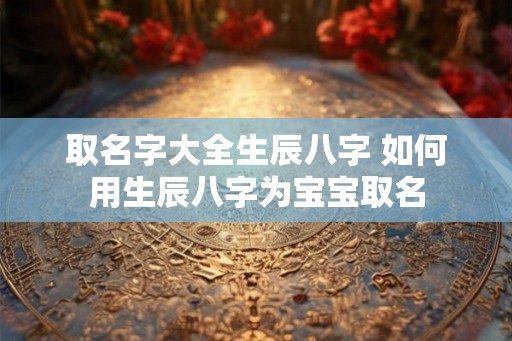 取名字大全生辰八字 如何用生辰八字为宝宝取名 取名字大全生辰八字 如何用生辰八字为宝宝取名