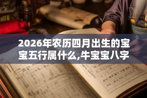 2026年农历四月出生的宝宝五行属什么,牛宝宝八字分析 2026年农历四月出生的宝宝五行属什么,牛宝宝八字分析