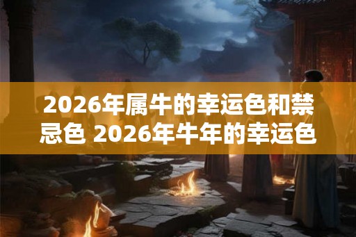 2026年属牛的幸运色和禁忌色 2026年牛年的幸运色和忌色是什么 2026年属牛的幸运色和禁忌色 2026年牛年的幸运色和忌色是什么
