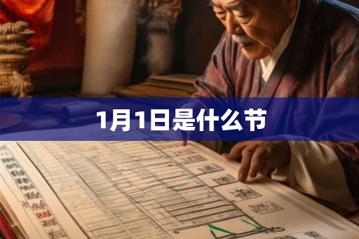 1月1日是什么节