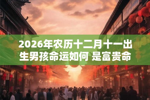 2026年农历十二月十一出生男孩命运如何 是富贵命吗 2026年农历十二月十一出生男孩命运如何 是富贵命吗