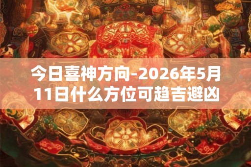 今日喜神方向-2026年5月11日什么方位可趋吉避凶