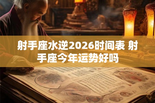 射手座水逆2026时间表 射手座今年运势好吗