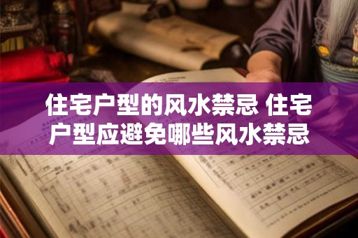 住宅户型的风水禁忌 住宅户型应避免哪些风水禁忌