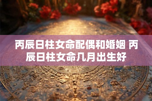 丙辰日柱女命配偶和婚姻 丙辰日柱女命几月出生好 丙辰日柱女命配偶和婚姻 丙辰日柱女命几月出生好