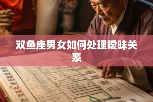 双鱼座男女如何处理暧昧关系