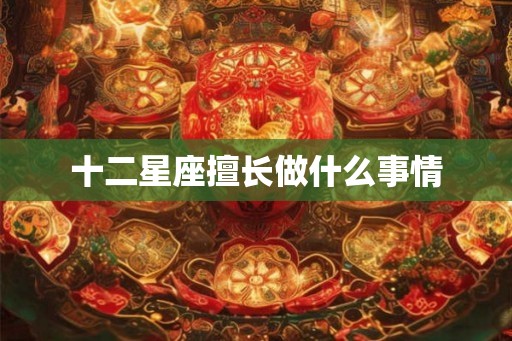 十二星座擅长做什么事情