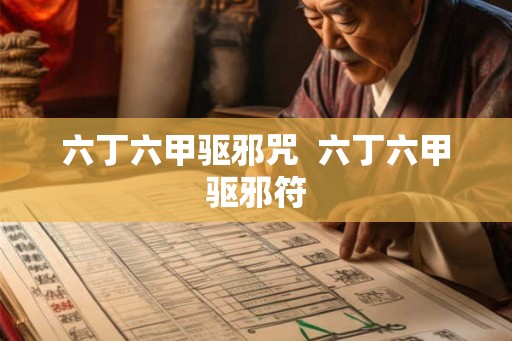 六丁六甲驱邪咒  六丁六甲驱邪符