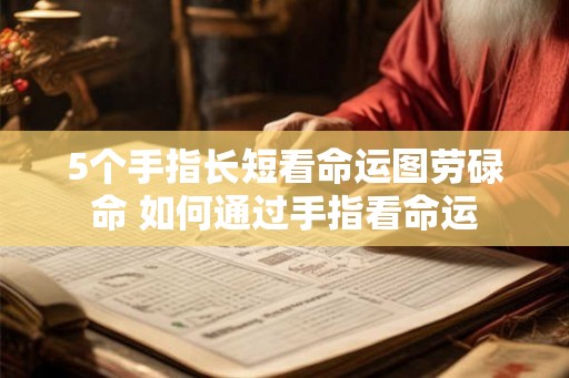 5个手指长短看命运图劳碌命 如何通过手指看命运