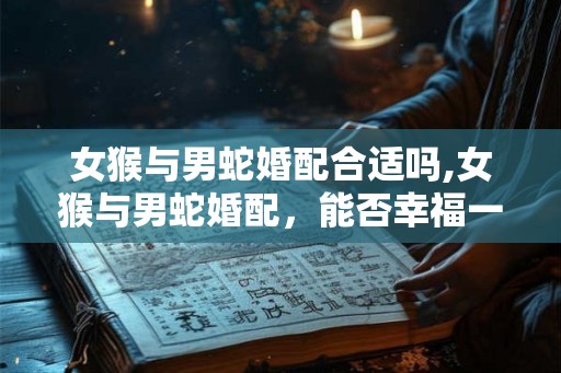 女猴与男蛇婚配合适吗,女猴与男蛇婚配，能否幸福一生？