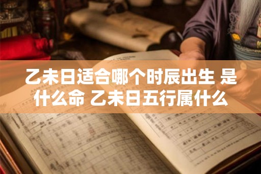 乙未日适合哪个时辰出生 是什么命 乙未日五行属什么
