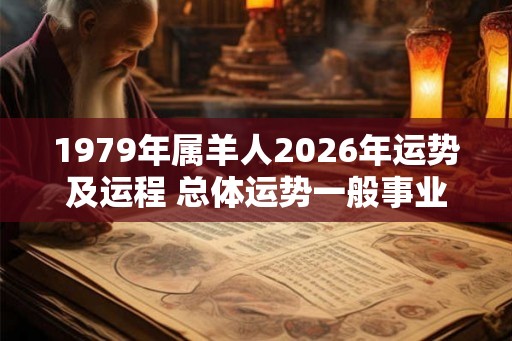 1979年属羊人2026年运势及运程 总体运势一般事业不理想